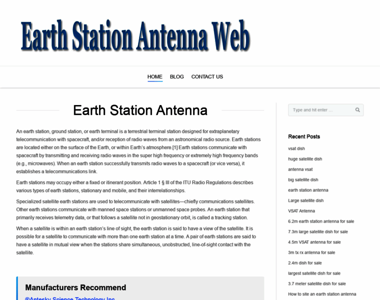 Earthstationantenna.net thumbnail
