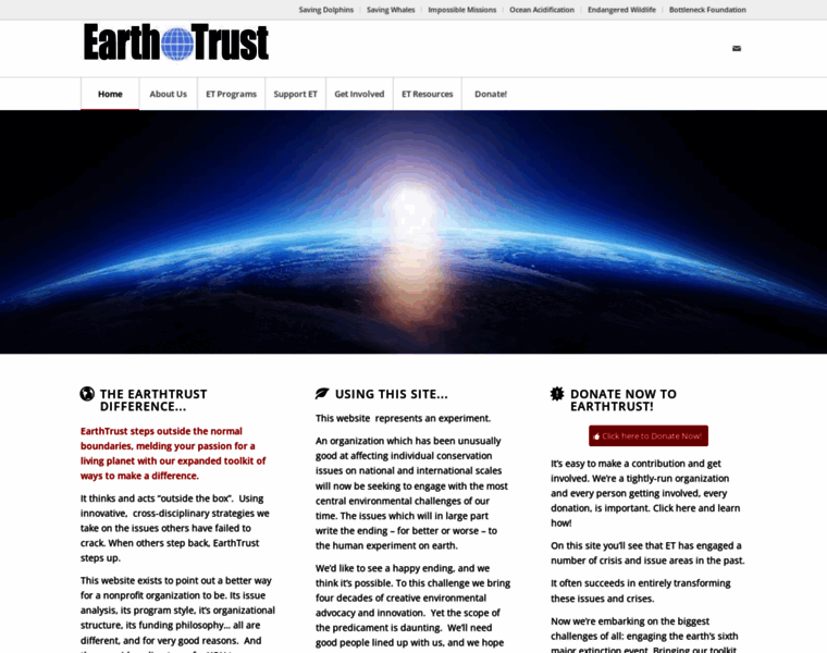 Earthtrust.org thumbnail