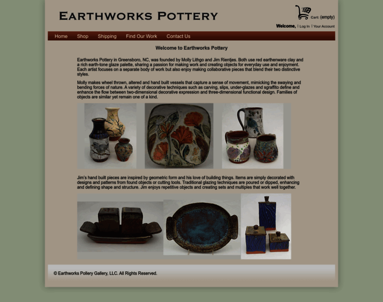 Earthworkspotterygallery.com thumbnail