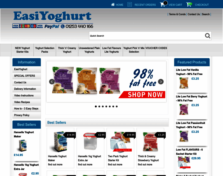 Easiyoghurt.co.uk thumbnail