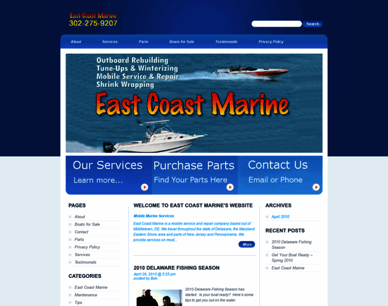 East-coast-marine.com thumbnail