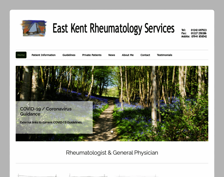 East-kent-rheumatology.co.uk thumbnail