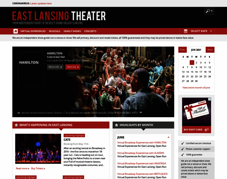 East-lansing-theater.com thumbnail