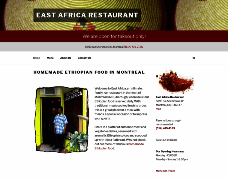Eastafricarestaurant.com thumbnail