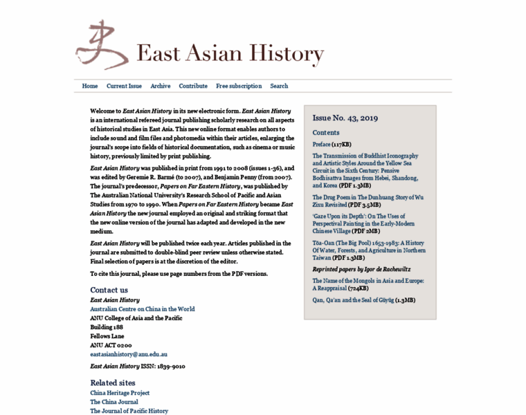 Eastasianhistory.org thumbnail
