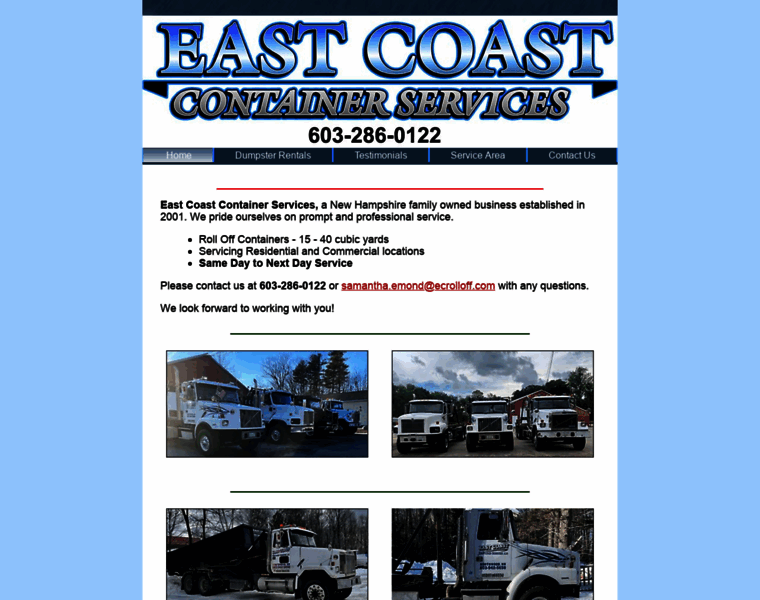 Eastcoastcontainerservices.com thumbnail