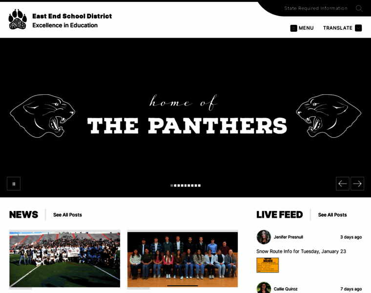 Eastendpanthers.com thumbnail