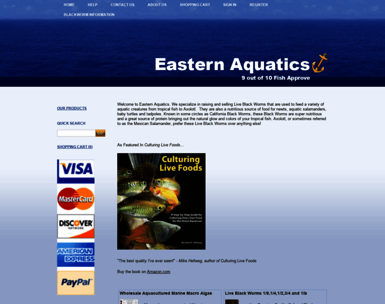 Easternaquatics.com thumbnail