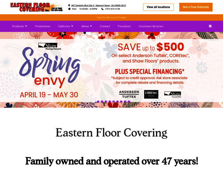 Easternfloorcovering.com thumbnail