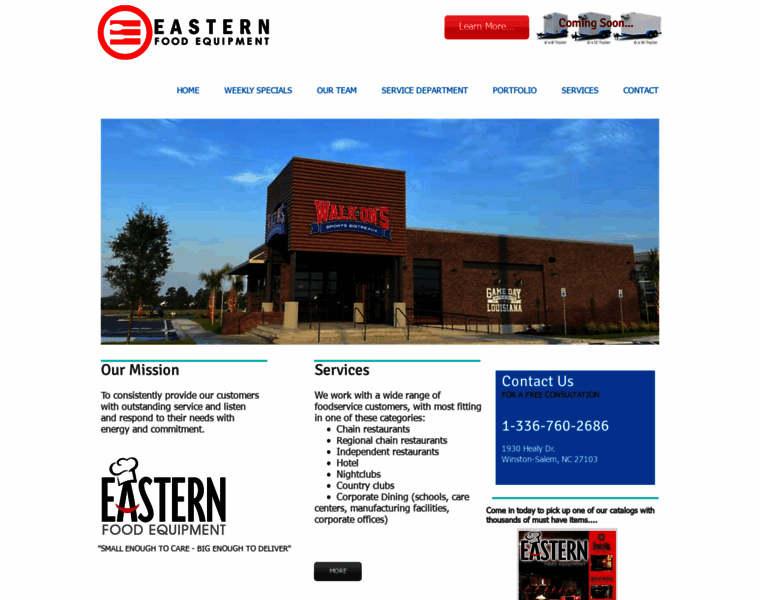Easternfoodequipment.com thumbnail