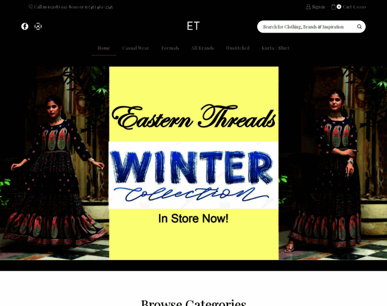 Easternthreads.co.uk thumbnail