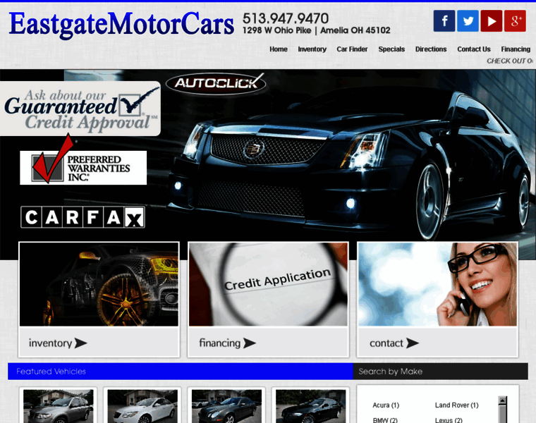 Eastgatemotorcars.com thumbnail