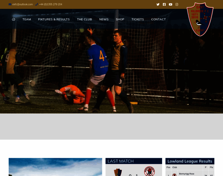 Eastkilbridefootballclub.co.uk thumbnail