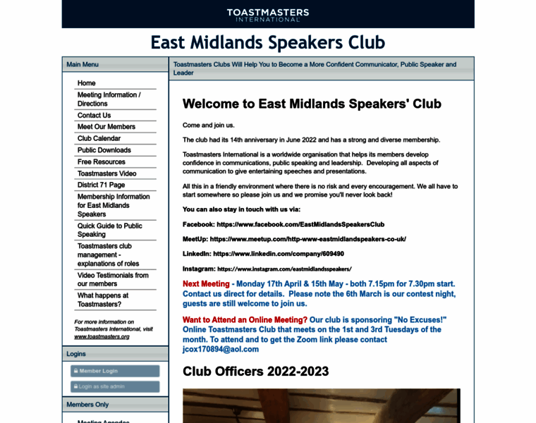 Eastmidlandspeakers.co.uk thumbnail