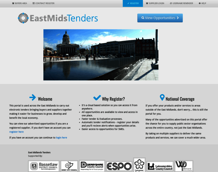 Eastmidstenders.org thumbnail