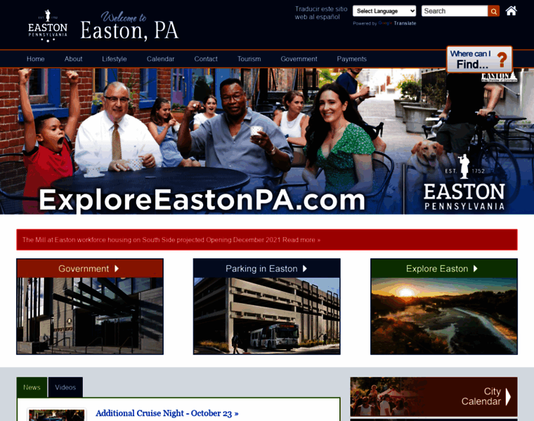 Easton-pa.gov thumbnail