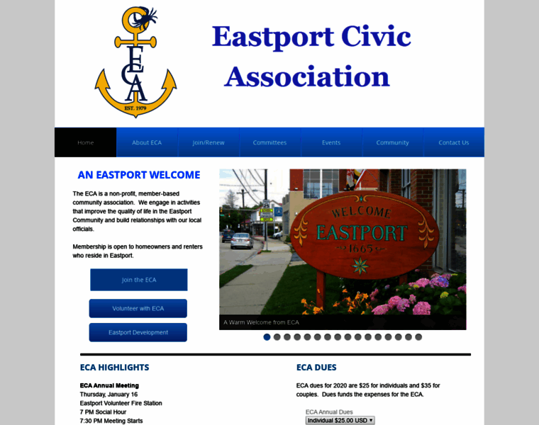 Eastportcivic.org thumbnail