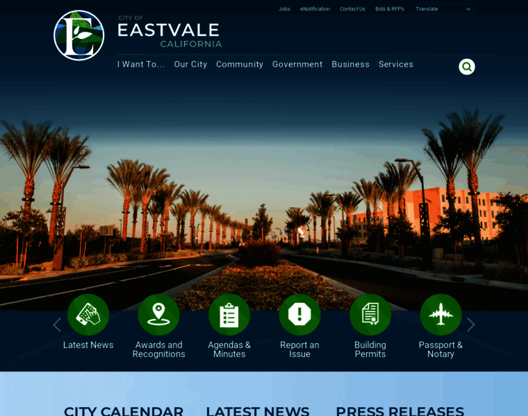 Eastvaleca.gov thumbnail
