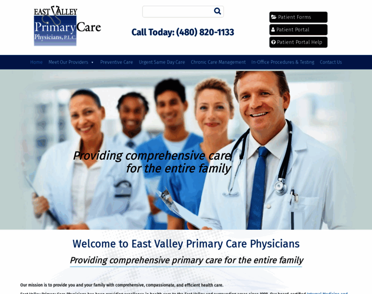 Eastvalleyprimarycarephysicians.com thumbnail