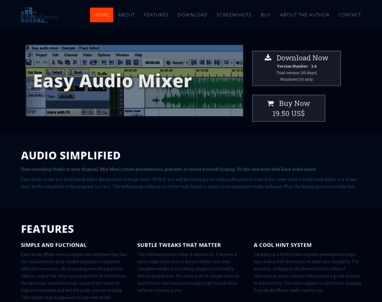 Easy-audio-mixer.gfsoftware.com thumbnail