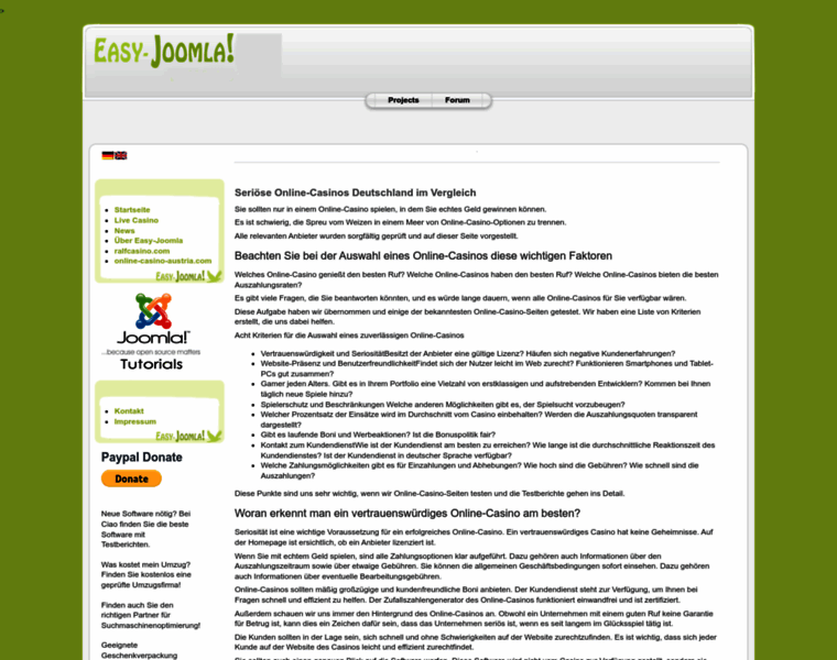Easy-joomla.org thumbnail