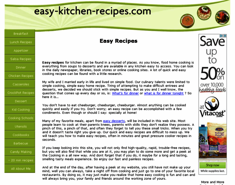 Easy-kitchen-recipes.com thumbnail