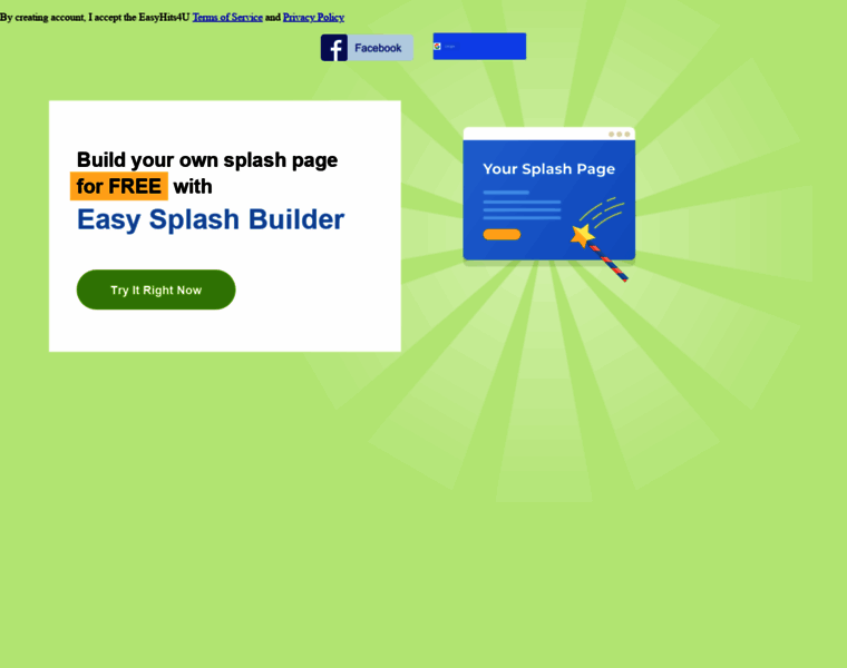 Easy-splash-builder.com thumbnail