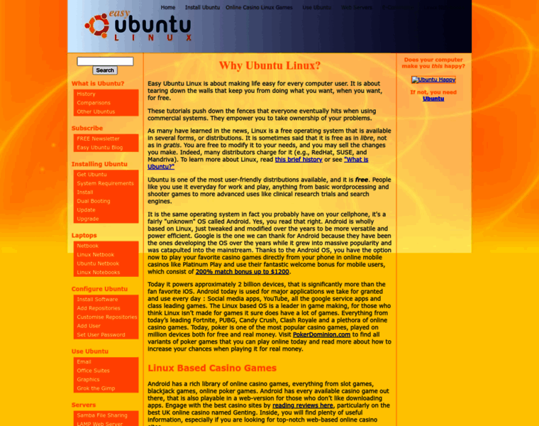 Easy-ubuntu-linux.com thumbnail