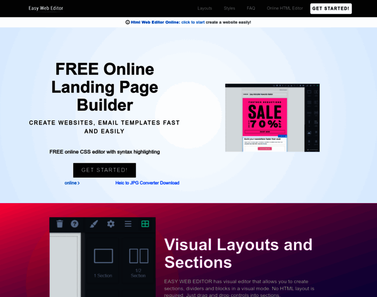 Easy-web-editor.net thumbnail