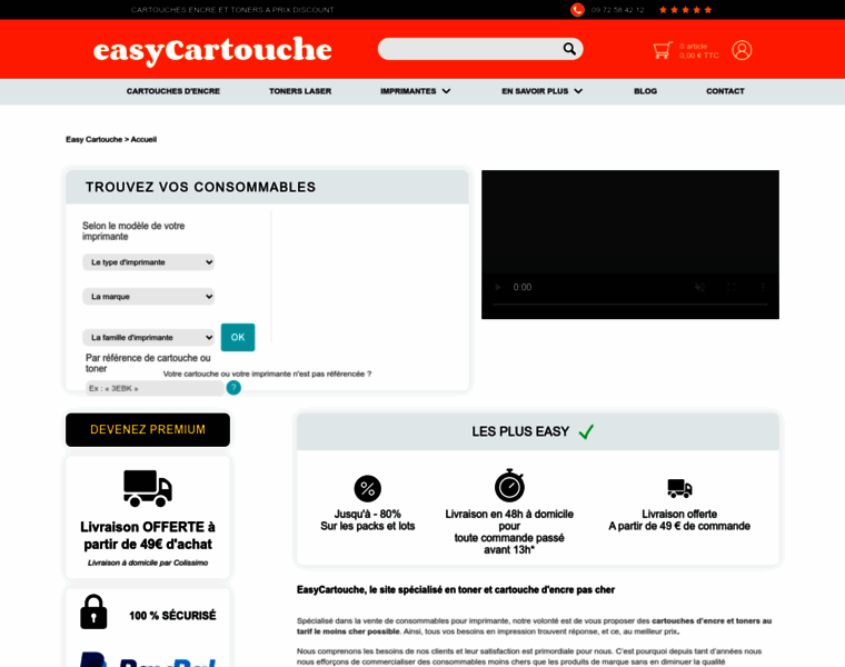 Easycartouche.fr thumbnail