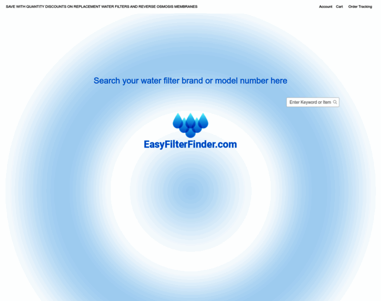 Easyfilterfinder.com thumbnail