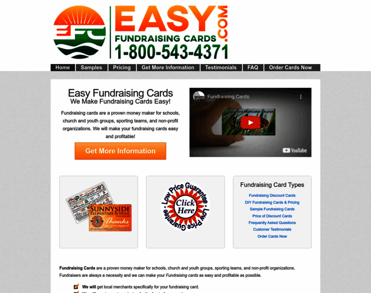 Easyfundraisingcards.com thumbnail