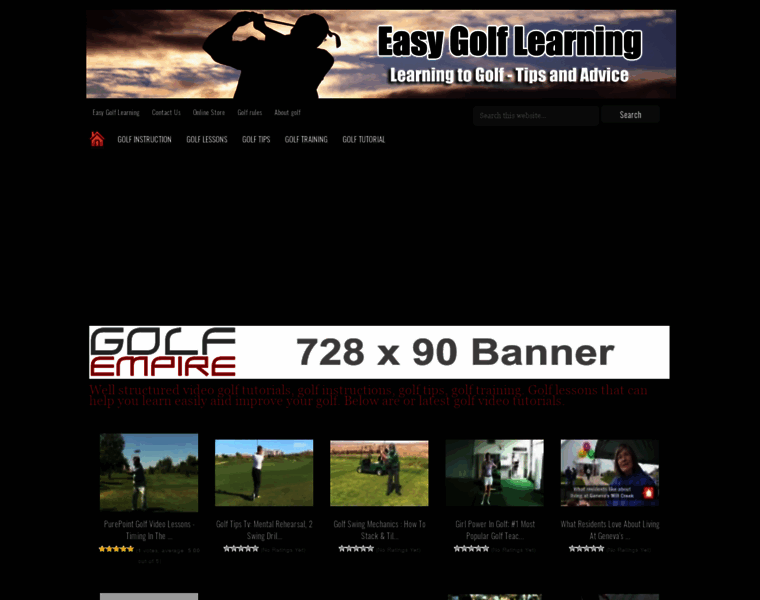 Easygolflearning.com thumbnail