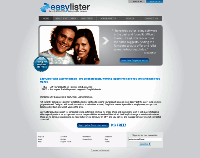 Easylister.co.nz thumbnail