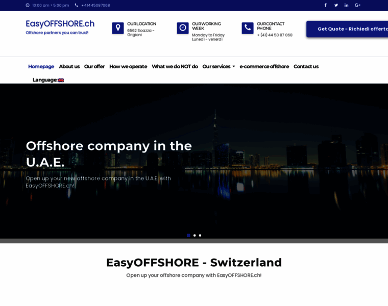 Easyoffshore.ch thumbnail