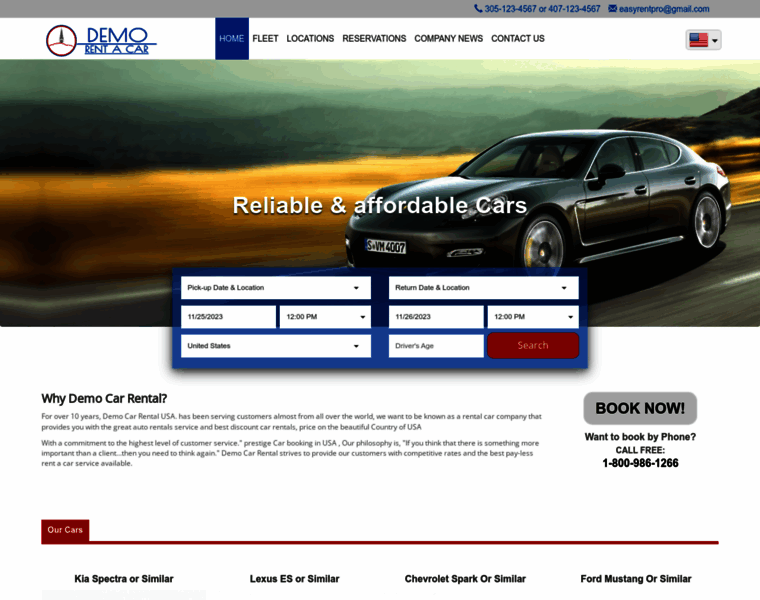 Easyrentpro-demo-car-rental.com thumbnail