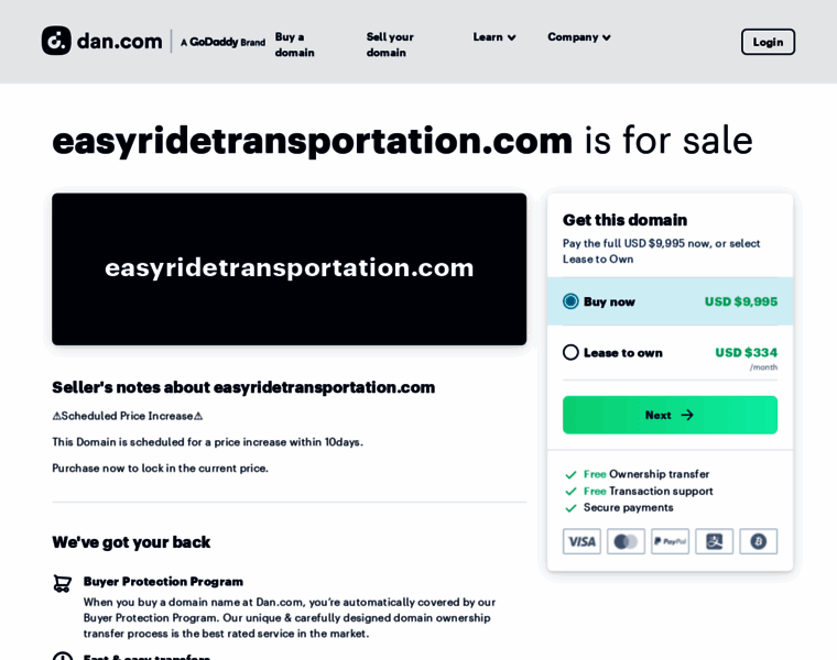 Easyridetransportation.com thumbnail