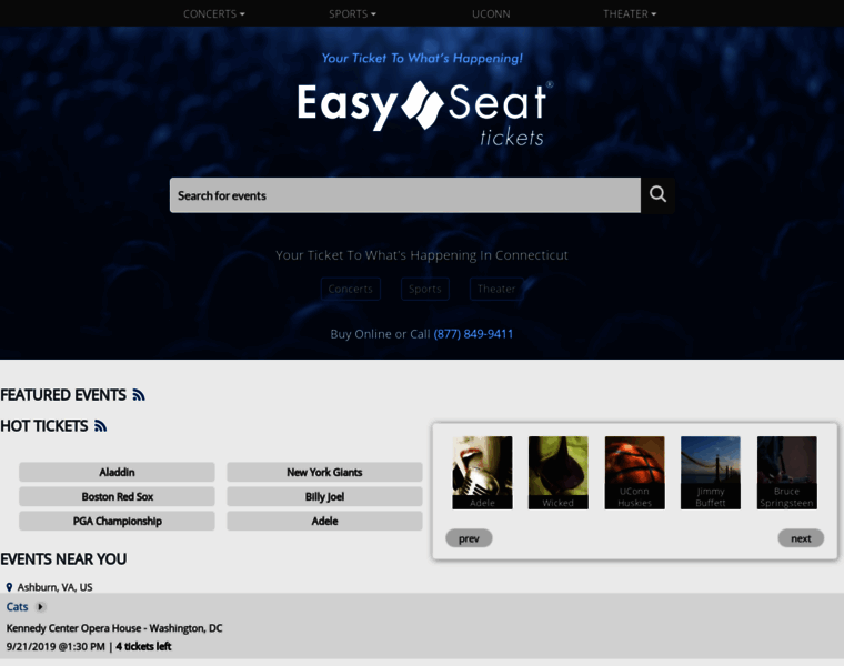Easyseat.com thumbnail