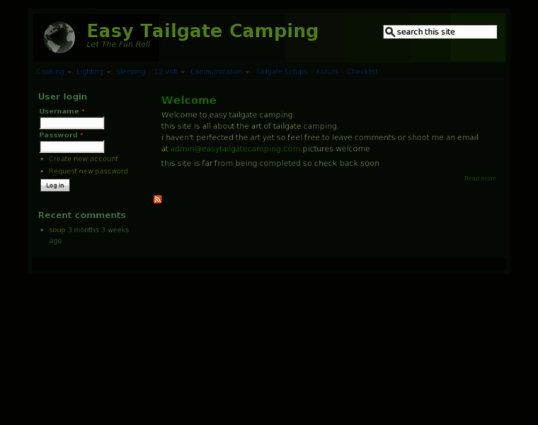 Easytailgatecamping.com thumbnail