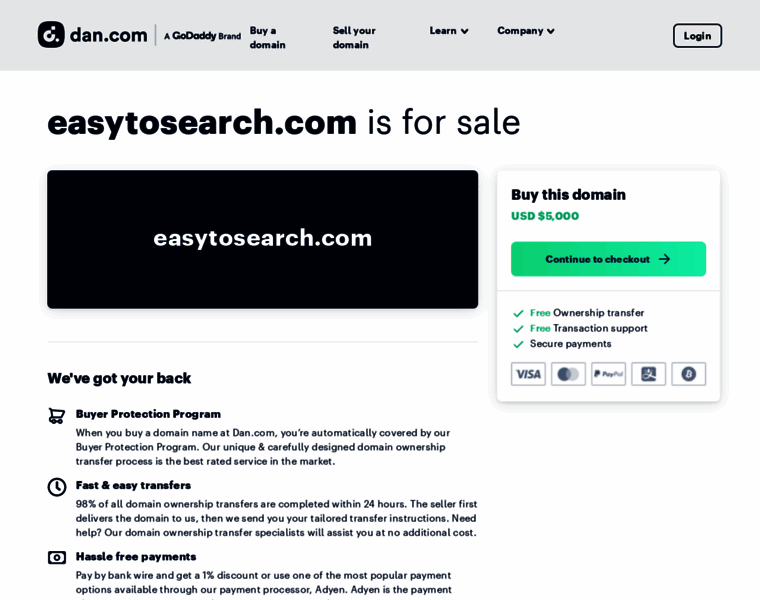 Easytosearch.com thumbnail