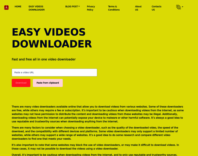 Easyvideosdownloader.com thumbnail