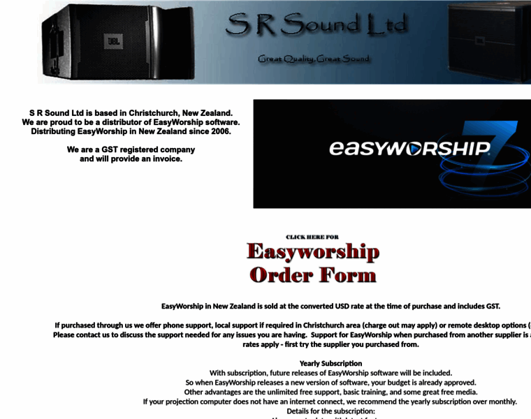 Easyworship.co.nz thumbnail