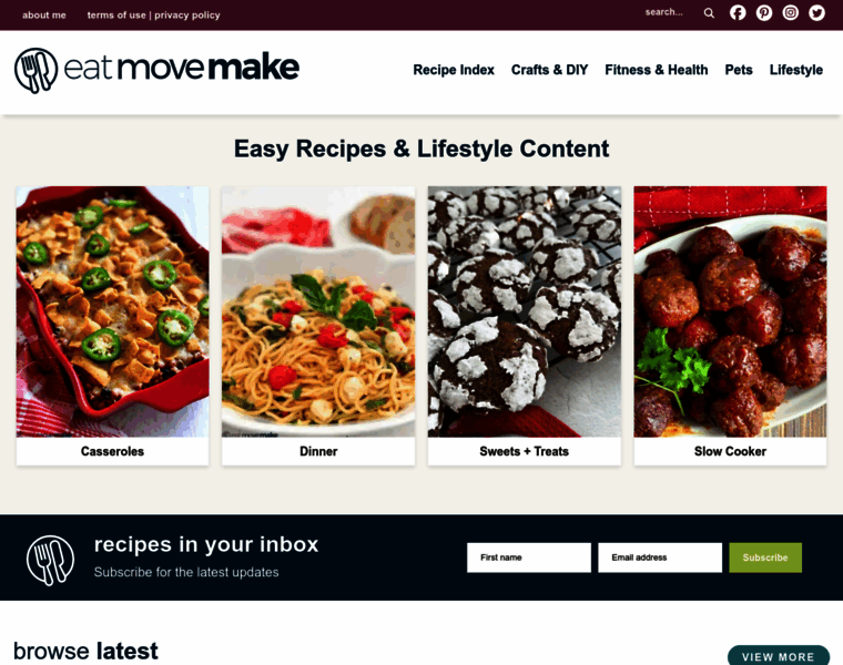Eatmovemake.com thumbnail