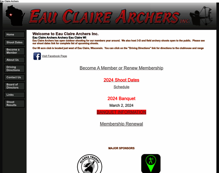 Eauclairearchers.org thumbnail