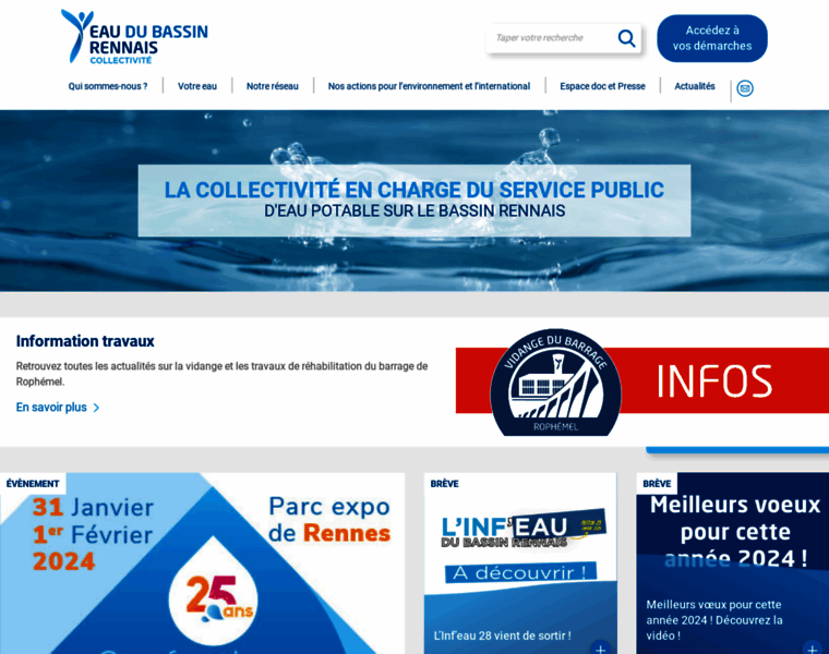 Eaudubassinrennais-collectivite.fr thumbnail