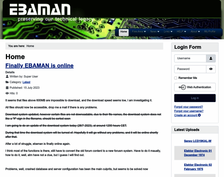 Ebaman.com thumbnail