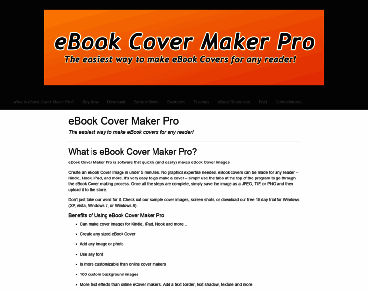 Ebookcovermakerpro.com thumbnail