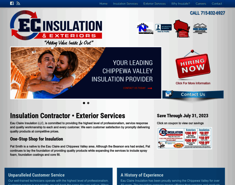 Ec-insulation.com thumbnail