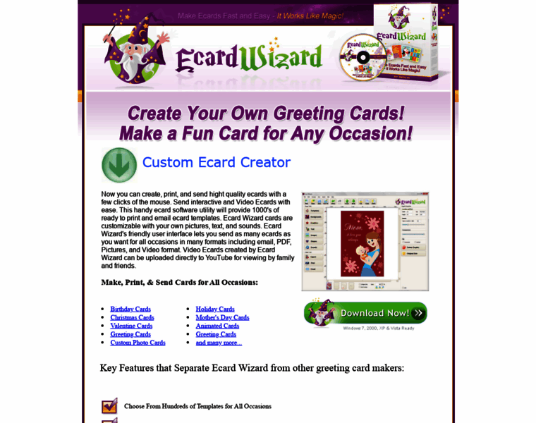 Ecardwizard.com thumbnail