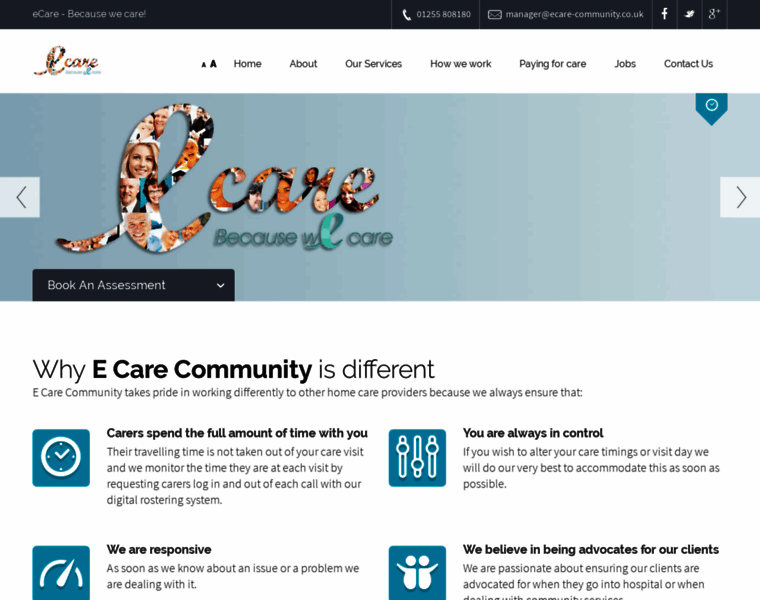 Ecare-community.co.uk thumbnail